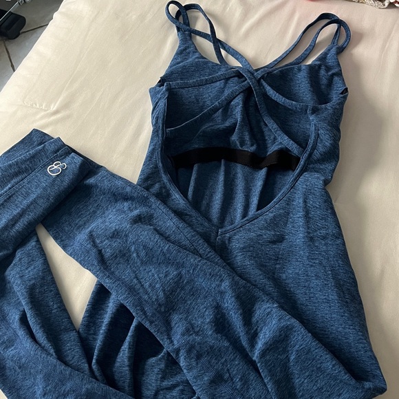 Bombshell Sportswear blue jumpsuit - Picture 6 of 7